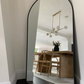 DG Full Length Arch Mirror | Black Rim